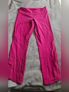 lululemon athletica Magenta Track Pants with Side Pocket Detail